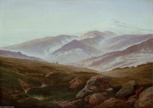 Riesengebirge (muisteluja Riesengebirgeistä) — Caspar David Friedrich
