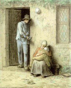Le Nourrisson Or L'enfant Malade — Jean-françois Millet