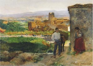Ruines De Bunol (également Connu Sous Le Nom De L'adieu) — Joaquín Sorolla