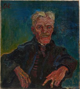 Alter Mann (vater Hirsch) — Oskar Kokoschka