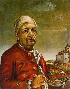 Self Portrait With Palette — Giorgio De Chirico