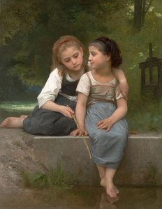 Fishing For Frogs — William-adolphe Bouguereau
