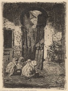Tánger (seated Arabs) — Mariano Fortuny Y Marsal