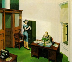 Office At Night — Edward Hopper