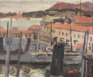 Harbour Toulon - Sketch