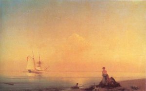 Seashore. Calm. — Ivan Konstantinovich Aivazovsky