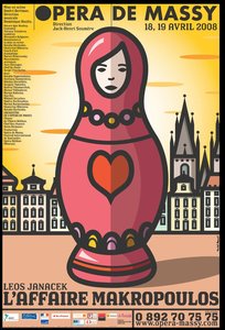 The Makropoulos Case Poster, 2008 — ミシェル・ブーヴェ