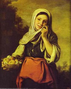 A Girl With Fruits — Bartolomé Esteban Murillo