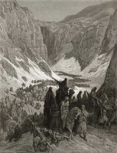 The Christian Army In The Mountains Of Judea — Paul Gustave Doré