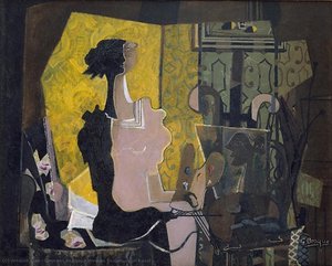 Woman Seated at an Easel