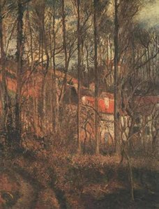 Giorno Grigio, Banchise Dell'oise — Camille Pissarro