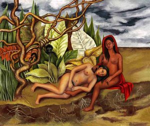 Two Nudes In The Forest — Frida Kahlo