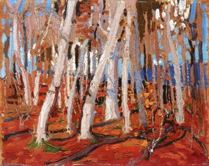 Maple Woods, Bare Trunks