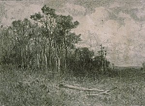 Landscape, Woodland Scene — Edward Mitchell Bannister