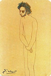 Portrait Of Nude Casagemas — Pablo Picasso