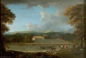 East View of Newsterad Abbey, Nottinghamshire