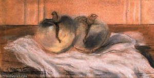Still Life Med Æbler 2 — Georges Braque