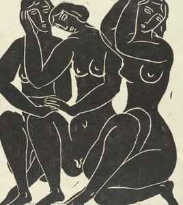Three Nudes (drei Akte) — Moissey Kogan