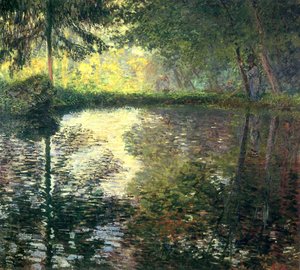 Pond At Montgeron — Claude Monet