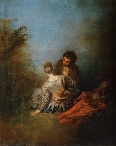 The Blunder — Jean-antoine Watteau