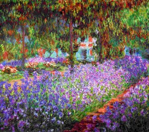 Irises In Monet's Garden — Claude Monet