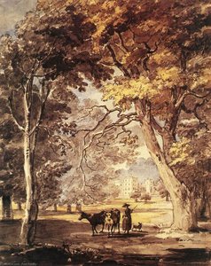 Cow­girl In The Windsor Great Park — Paul Sandby