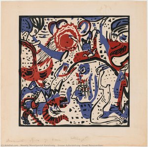 Grosse Auferstehung (great Resurrection) — Wassily Wassilyevich Kandinsky