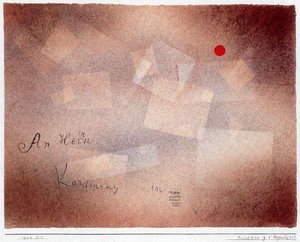 Carte Postale Pour Les 60 Ans De Kandinsky — Paul Klee