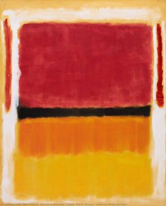 Violet, Black, Orange, Yellow on White and Red