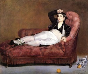 Young Woman Reclining — Édouard Manet