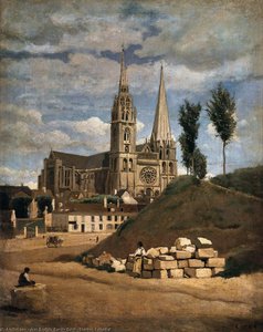 Cattedrale Di Chartres — Jean-baptiste-camille Corot
