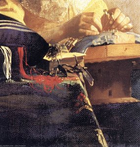 The Lacemaker (detail) — Johannes Vermeer