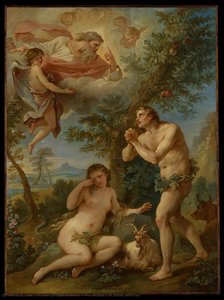 The Rebuke Of Adam And Eve — شارل جوزيف ناتوار