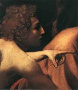 The Sacrifice Of Isaac (detail) — Caravaggio