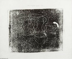 1928 (three Mugs And A Bowl) — Ben Nicholson Om