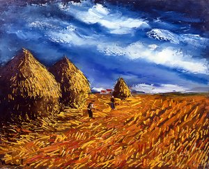 The harvest in the storm