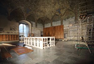 Sala Delle Asse, Eliminación De Diseño Bbpr (2012) — Leonardo Da Vinci