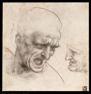 Head Studies — Leonardo Da Vinci