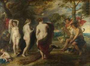 The Judgement Of Paris — Peter Paul Rubens Verkstad