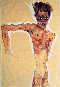 Self Portrait — Egon Schiele