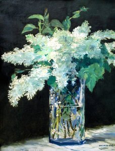 Lilac In A Glass — Édouard Manet
