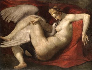 Leda And The Swan — Michelangelo Buonarroti