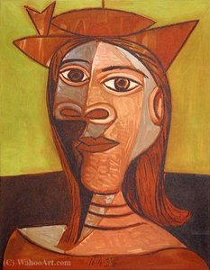 Woman With Hat (dora Maar) — Pablo Picasso