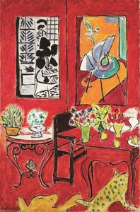 Grand Intérieur Rouge Huile Sur Toile Paris, Musée National D'art Moderne — Henri Matisse