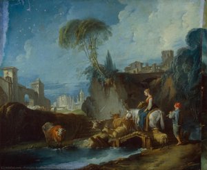 Crossing The Bridge — François Boucher
