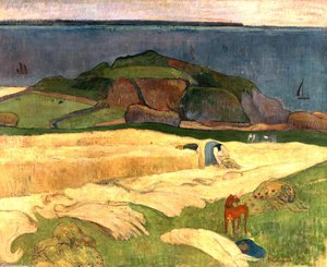 Seaside Harvest, Le Pouldu — Eugène Henri Paul Gauguin