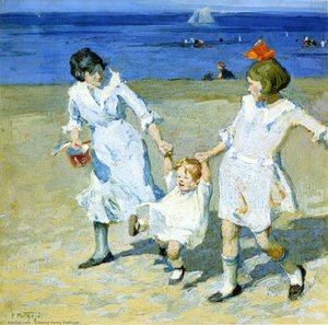 Two Females Swinging A Child — إدوارد هنري بوثاست