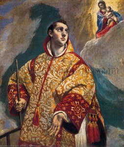 Švento Lauro Atvaizdavimas Dievo Motinai — El Greko