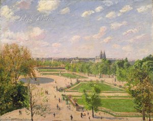 The Tuilleries Gardens: Winter Afternoon — Camille Pissarro
