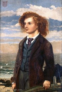 Painting Of A Young Algernon Charles Swinburne — Viljamas Bellas Skotas